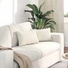 Coussins de canapé 2 pcs Crème 50 x 30 cm 521383521383