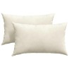 Coussins de canapé 2 pcs Crème 50 x 30 cm 521383521383