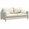 Coussins de canapé 2 pcs Crème 50 x 30 cm 521383521383