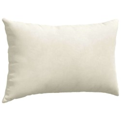 Coussins de canapé 2 pcs Crème 50 x 30 cm 521383521383