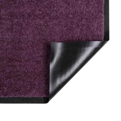Tapis de porte Bordeaux 60 x 40 x 1.2 cm Tissu en teddy 521384521384