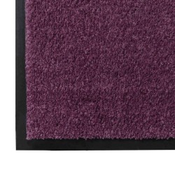 Tapis de porte Bordeaux 60 x 40 x 1.2 cm Tissu en teddy 521385521385