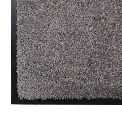 Tapis de porte Gris clair 60 x 40 x 1.2 cm Tissu en teddy 521386521386