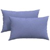 Coussins de canapé 2 pcs Bleu denim 50 x 30 cm tissu 521387521387