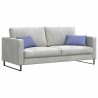 Coussins de canapé 2 pcs Bleu denim 50 x 30 cm tissu 521387521387