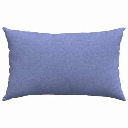 Coussins de canapé 2 pcs Bleu denim 50 x 30 cm tissu 521387521387
