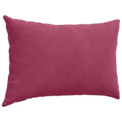 Coussins de canapé 2 pcs Bordeaux 60 x 40 cm 521389521389