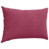 Coussins de canapé 2 pcs Bordeaux 60 x 40 cm 521389521389