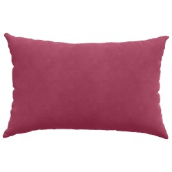 Coussins de canapé 2 pcs Bordeaux 60 x 40 cm 521389521389