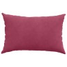 Coussins de canapé 2 pcs Bordeaux 60 x 40 cm 521389521389