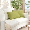 Coussins de canapé 2 pcs Vert clair 60 x 40 cm tissu 521390521390