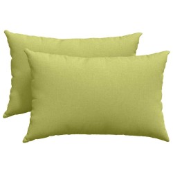 Coussins de canapé 2 pcs Vert clair 60 x 40 cm tissu 521390521390