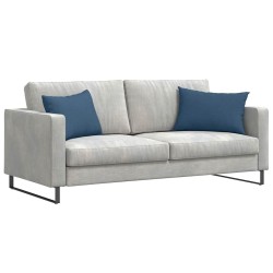 Coussins de canapé 2 pcs Bleu 60 x 40 cm tissu 521391521391