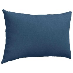 Coussins de canapé 2 pcs Bleu 60 x 40 cm tissu 521391521391
