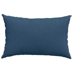 Coussins de canapé 2 pcs Bleu 60 x 40 cm tissu 521391521391