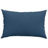 Coussins de canapé 2 pcs Bleu 60 x 40 cm tissu 521391521391