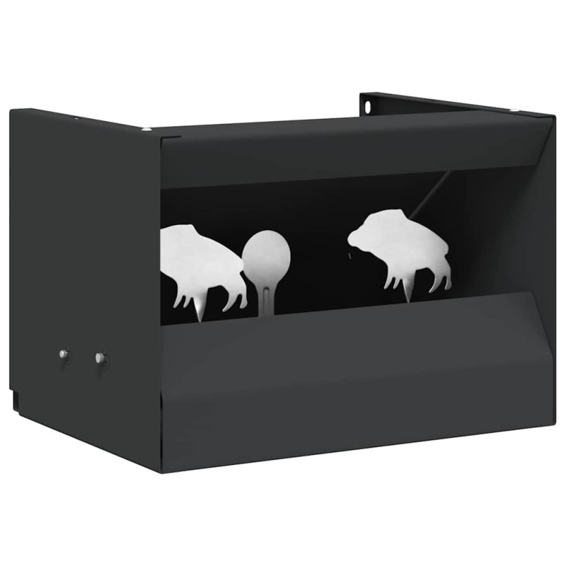 Boîte de Piège à Balles Noir 29 x 22 x 20 cm Acier 521393521393