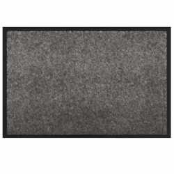 Tapis de porte Gris clair 60 x 40 x 1.2 cm Tissu en teddy 521394521394