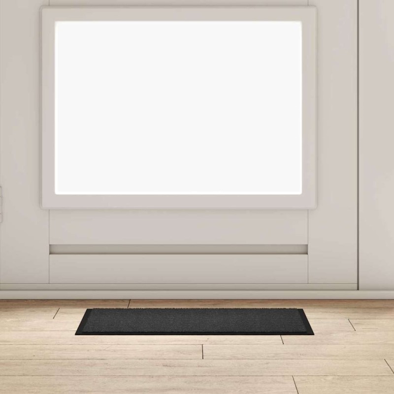 Tapis de porte Anthracite 60 x 40 x 1.2 cm Tissu en teddy 521395521395
