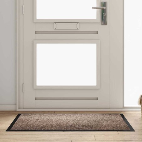 Tapis de porte Beige 60 x 40 x 1.2 cm Tissu en teddy 521397521397