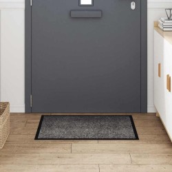 Tapis de porte Gris clair 60 x 40 x 1.2 cm Tissu en teddy 521398521398