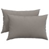 Coussins de canapé 2 pcs Taupe 60 x 40 cm tissu 521405521405