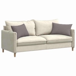 Coussins de canapé 2 pcs Taupe 60 x 40 cm tissu 521405521405
