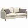 Coussins de canapé 2 pcs Taupe 60 x 40 cm tissu 521405521405