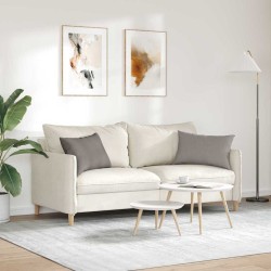 Coussins de canapé 2 pcs Taupe 60 x 40 cm tissu 521405521405