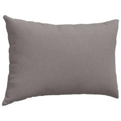 Coussins de canapé 2 pcs Taupe 60 x 40 cm tissu 521405521405