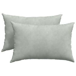 Coussins de canapé 2 pcs Gris clair 60 x 40 cm 521406521406