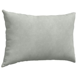 Coussins de canapé 2 pcs Gris clair 60 x 40 cm 521406521406