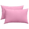 Coussins de canapé 2 pcs Rose 60 x 40 cm tissu 521408521408