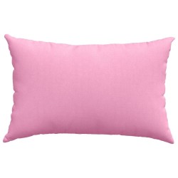 Coussins de canapé 2 pcs Rose 60 x 40 cm tissu 521408521408