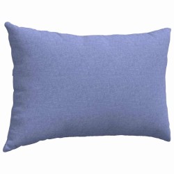 Coussins de canapé 2 pcs Bleu denim 60 x 40 cm tissu 521409521409