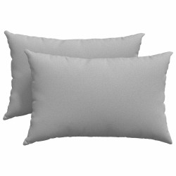 Coussins de canapé 2 pcs Gris nuage 60 x 40 cm tissu 521410521410