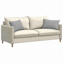Coussins de canapé 2 pcs Gris nuage 60 x 40 cm tissu 521410521410