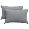 Coussins de canapé 2 pcs Gris clair 60 x 40 cm tissu 521411521411