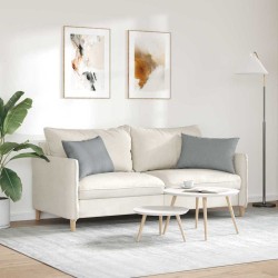 Coussins de canapé 2 pcs Gris clair 60 x 40 cm tissu 521411521411
