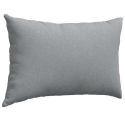 Coussins de canapé 2 pcs Gris clair 60 x 40 cm tissu 521411521411