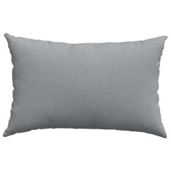 Coussins de canapé 2 pcs Gris clair 60 x 40 cm tissu 521411521411