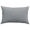 Coussins de canapé 2 pcs Gris clair 60 x 40 cm tissu 521411521411