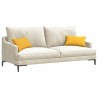 Coussins de canapé 2 pcs Jaune clair 50 x 30 cm 521412521412