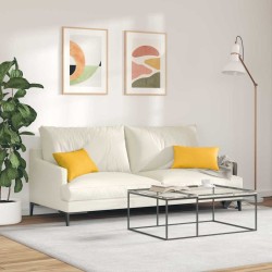 Coussins de canapé 2 pcs Jaune clair 50 x 30 cm 521412521412