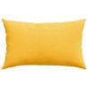 Coussins de canapé 2 pcs Jaune clair 50 x 30 cm 521412521412