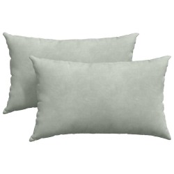 Coussins de canapé 2 pcs Gris clair 50 x 30 cm 521413521413