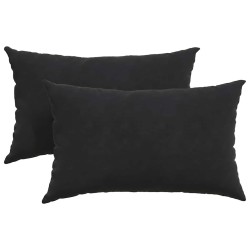 Coussins de canapé 2 pcs Noir 50 x 30 cm 521414521414