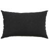 Coussins de canapé 2 pcs Noir 50 x 30 cm 521414521414