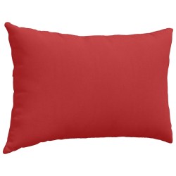Coussins de canapé 2 pcs Rouge 60 x 40 cm tissu 521415521415