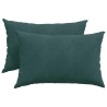 Coussins de canapé 2 pcs Vert foncé 60 x 40 cm 521416521416